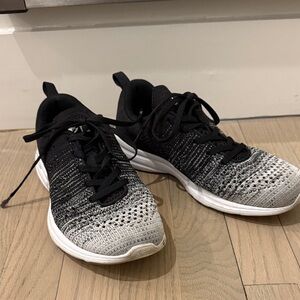 APL Black and White Athletic Shoes